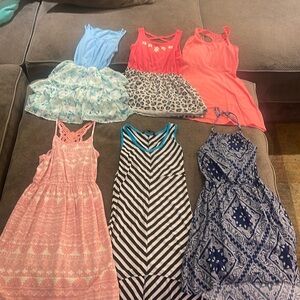 Little Girls size 5-6 dress lot!  6 dresses!